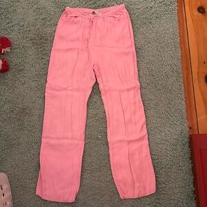 Zara Light pink satin pants